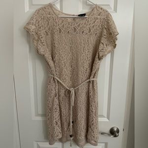 Women’s Plus Size Lace Midi Dress